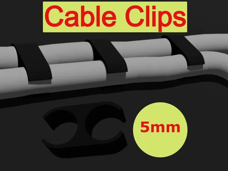 Cable Clips 5mm
