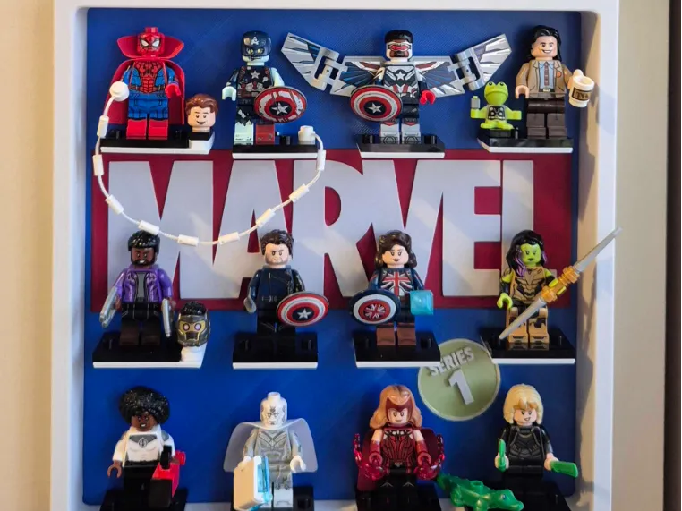 CMF Marvel Series 1 & 2 Minifigure Display Frame