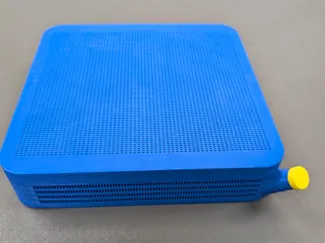 Large Desiccant Box with Spout Lid and Plug