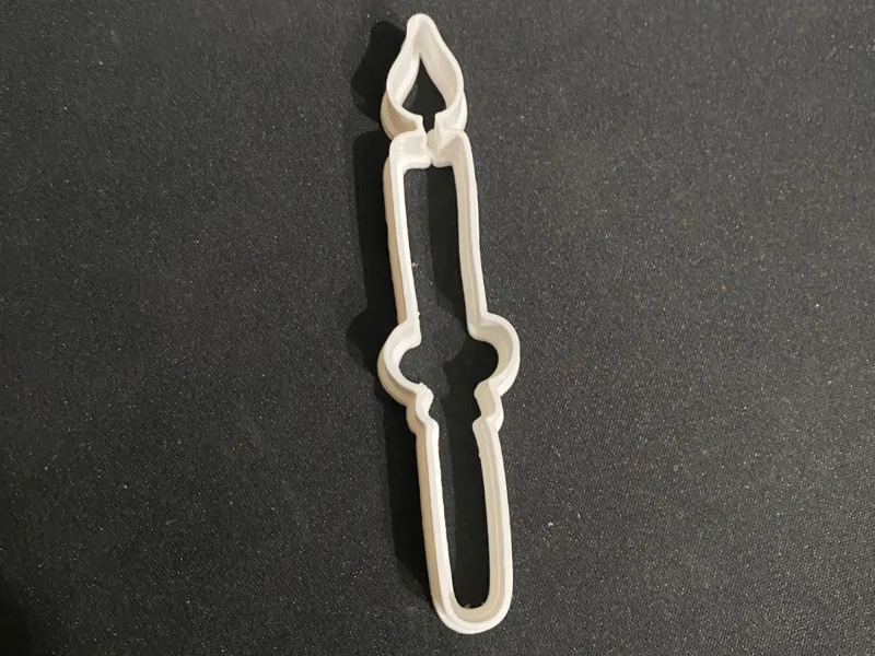 Candle cookie cutter