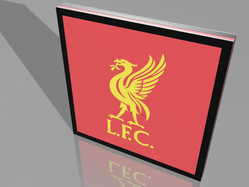 LIVERPOOL FC LED LIGHTBOX by zerocool MakerWorld: Download Free 3D Models