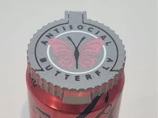 Soda Can Dust Cover/Lid – Antisocial Butterfly