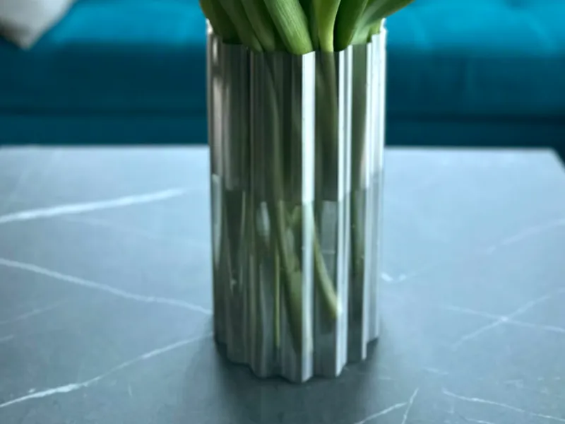 Geometric Translucent Vase