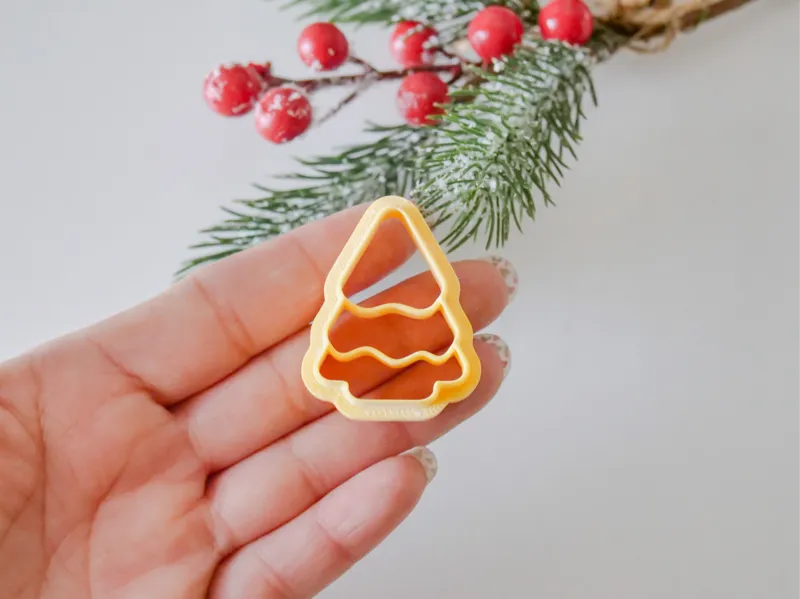 Christmas Tree Polymer Clay Cutter 
