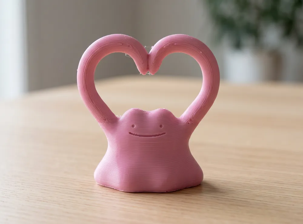 Ditto in love Pokemon toy - Free 3D Print Model - MakerWorld