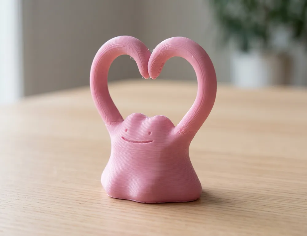 Ditto in love Pokemon toy - Free 3D Print Model - MakerWorld