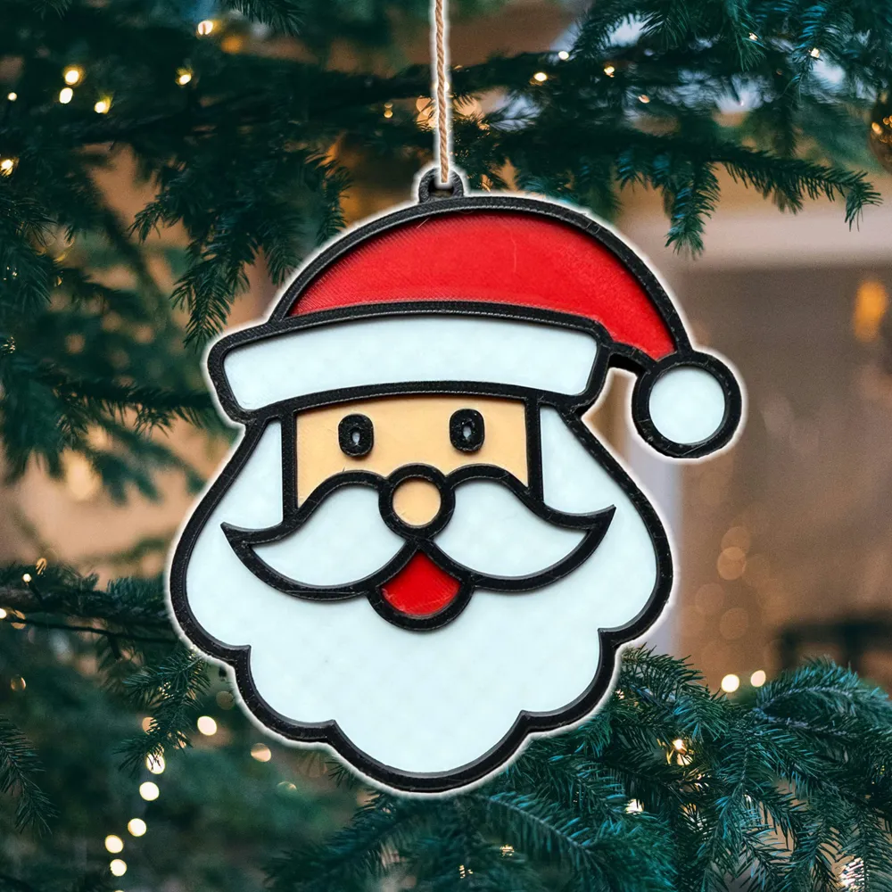 Christmas Santa Clause Tree Ornament by Salvadori MakerWorld
