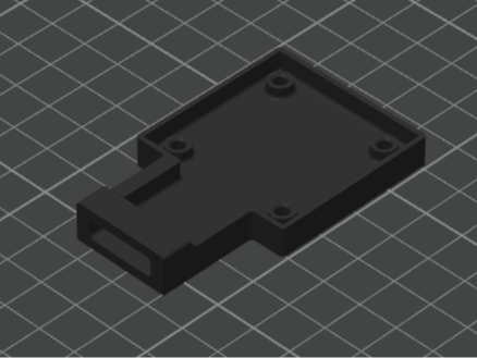 Raspberry PI HQ Camera cover with cabled guide