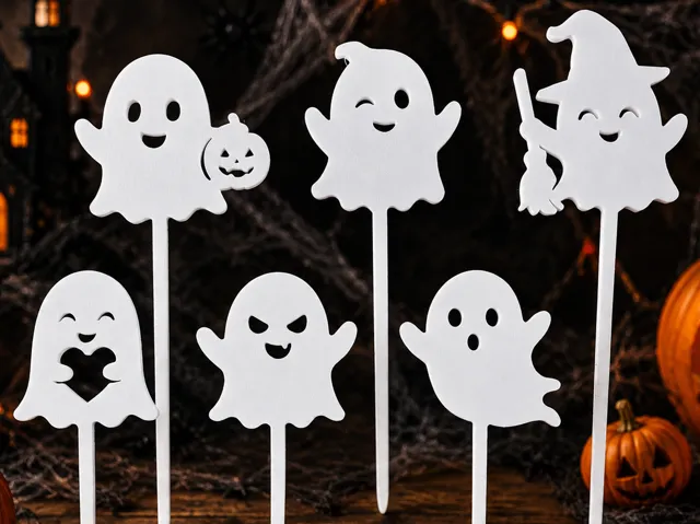Cute Halloween Ghost Topper Set
