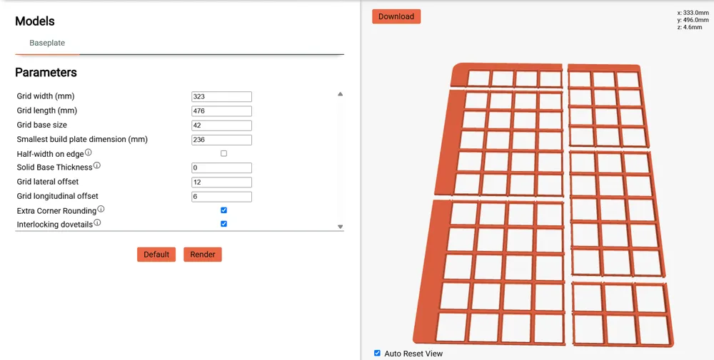 Gridfinity - Baseplate for Drawer (Lowes Cabinet) by RubAnADUB ...
