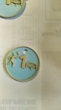1st place  Medal spikball one color 1