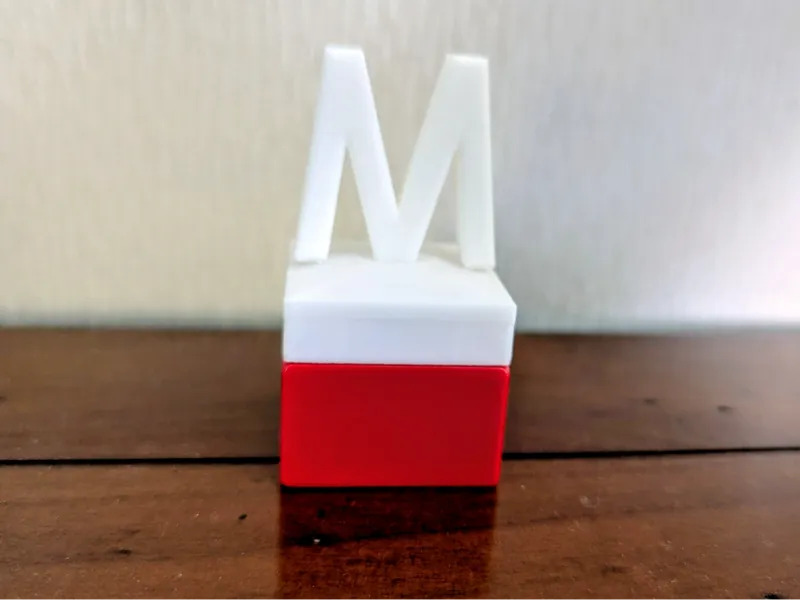 Alphabet Duplo compatible - Lettre M
