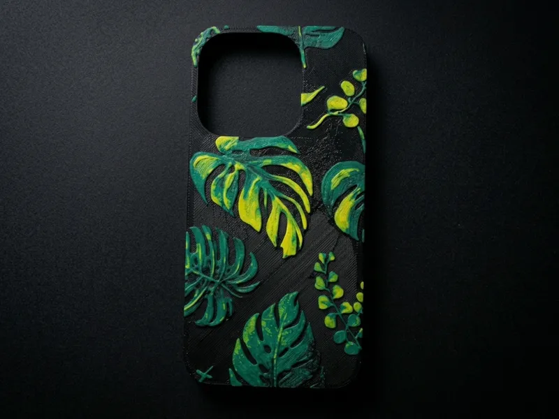 iPhone 16 Cover Case - HueForge Monstera Fusion