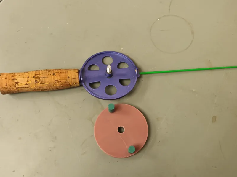 reel for winter fishing rod