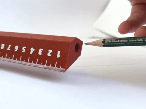 Pencil Holder Ruler