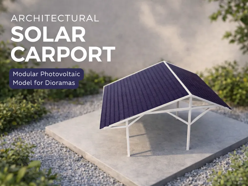 Solar Carport – Modular Photovoltaic Model