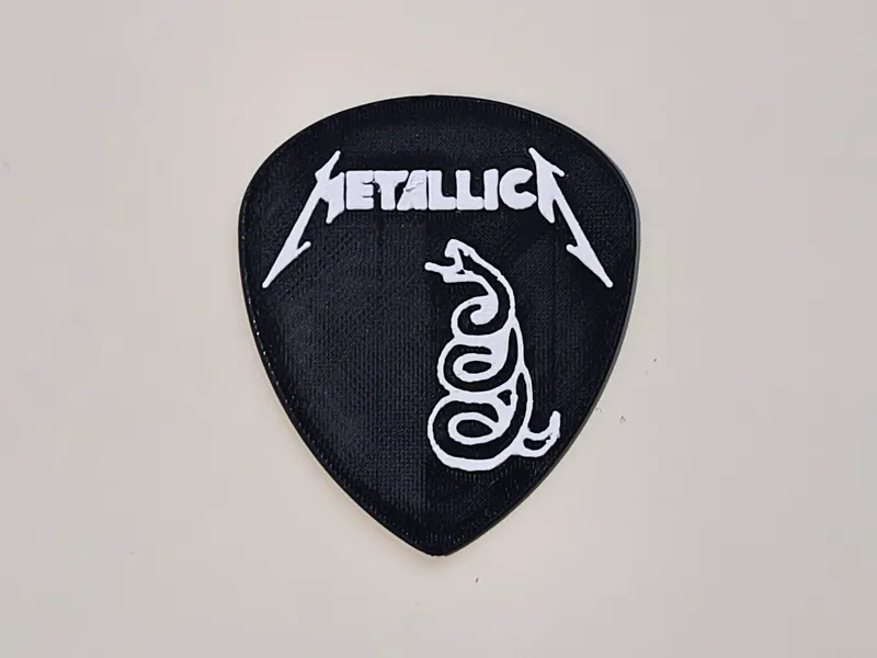 Pick - Plectrum - Metallica Black Album