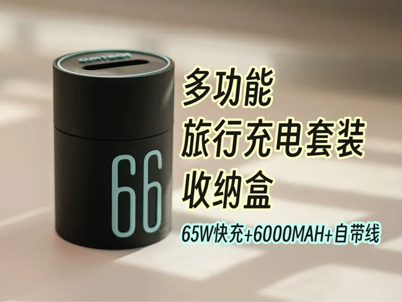 【橙夕ori】酷态科6号充电宝+6号卡片充电头收纳盒