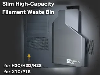 [Super slim type] Filament Poop Bin / Waste Bin