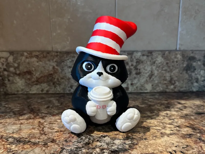 Dunkin Cat in the hat (customizable)