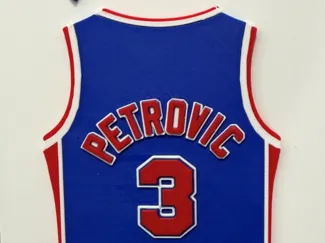 Drazen Petrovic - 1993 New Jersey Nets jersey