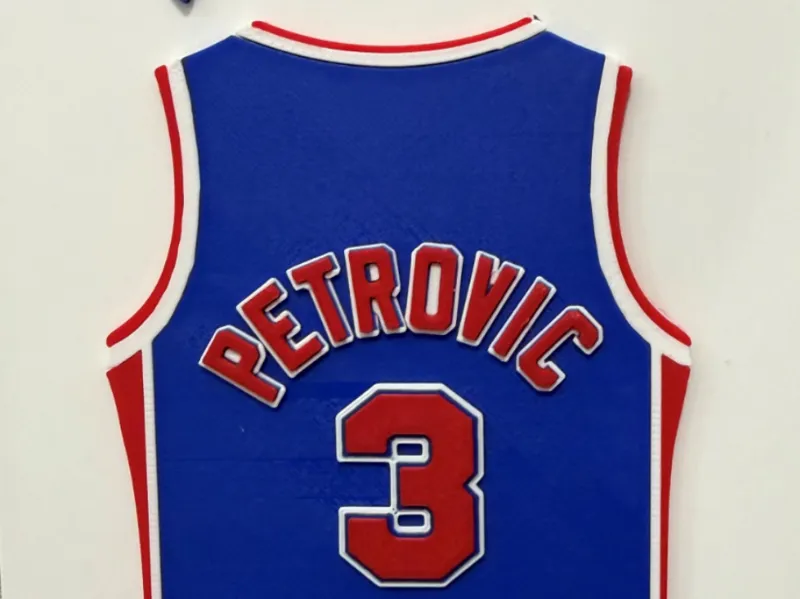 Drazen Petrovic - 1993 New Jersey Nets jersey