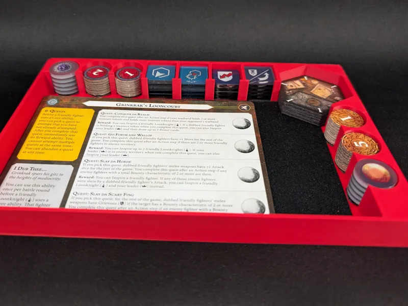 WH Underworlds Embergard Token Tray