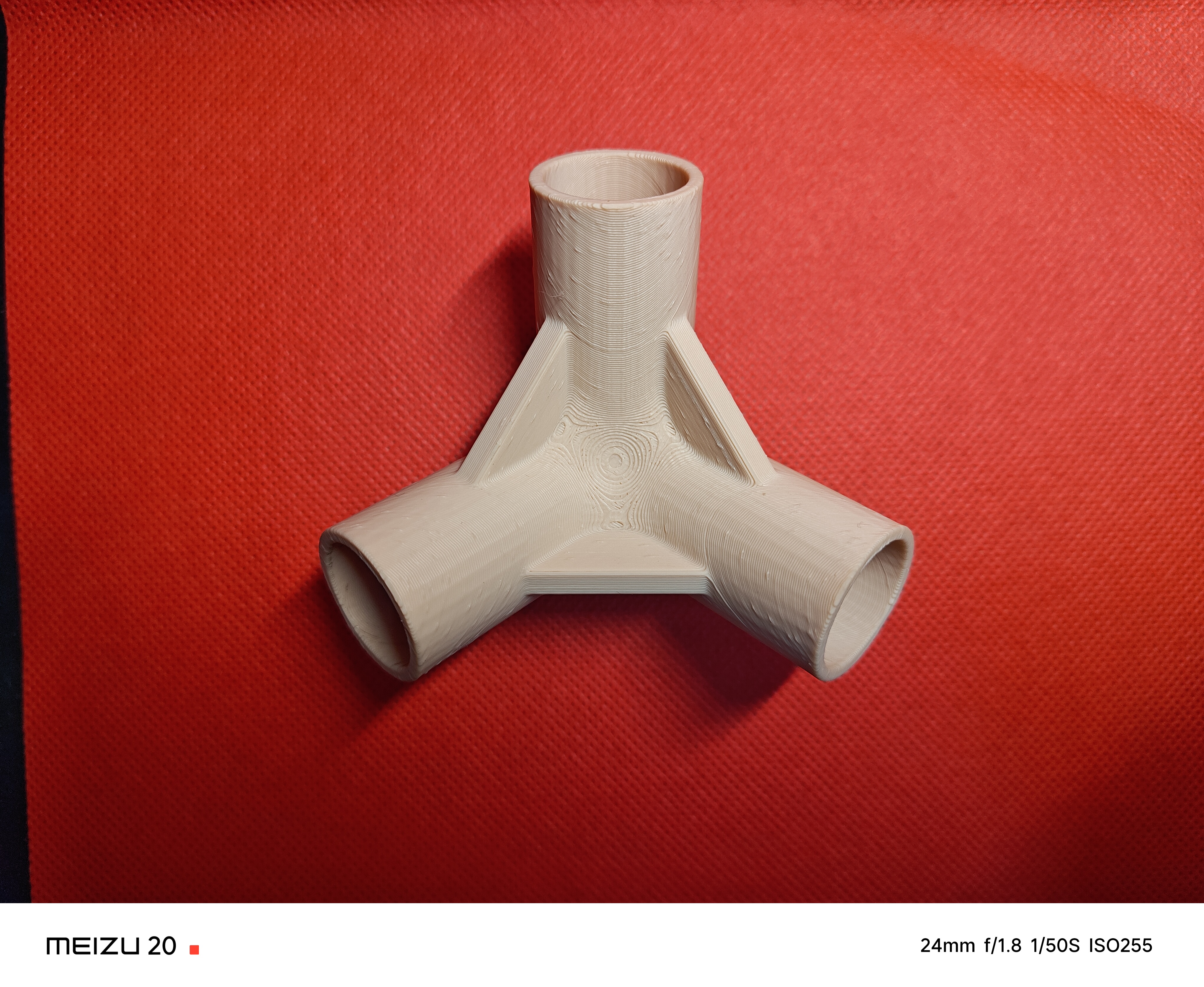 Miniatura 2 do modelo 3D 20mmpvc立体三通