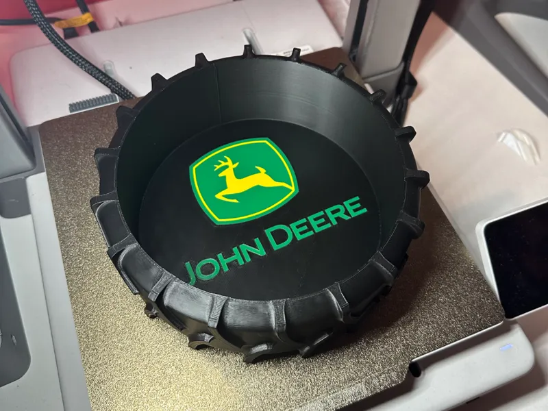 John Deere empty pocket bowl