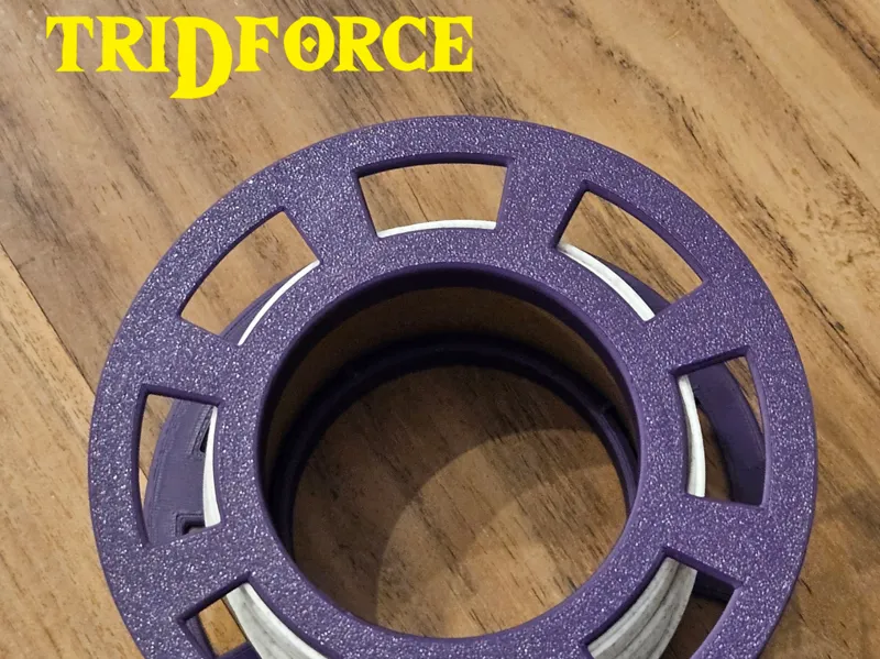 Small Leftover BAMBU PLA Spoolholder With Spokes