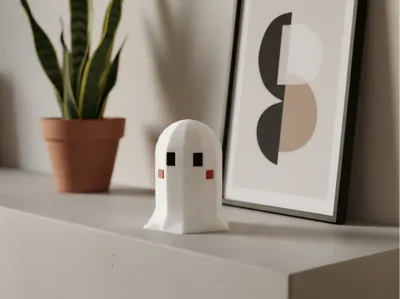 Cute Ghost Low Poly