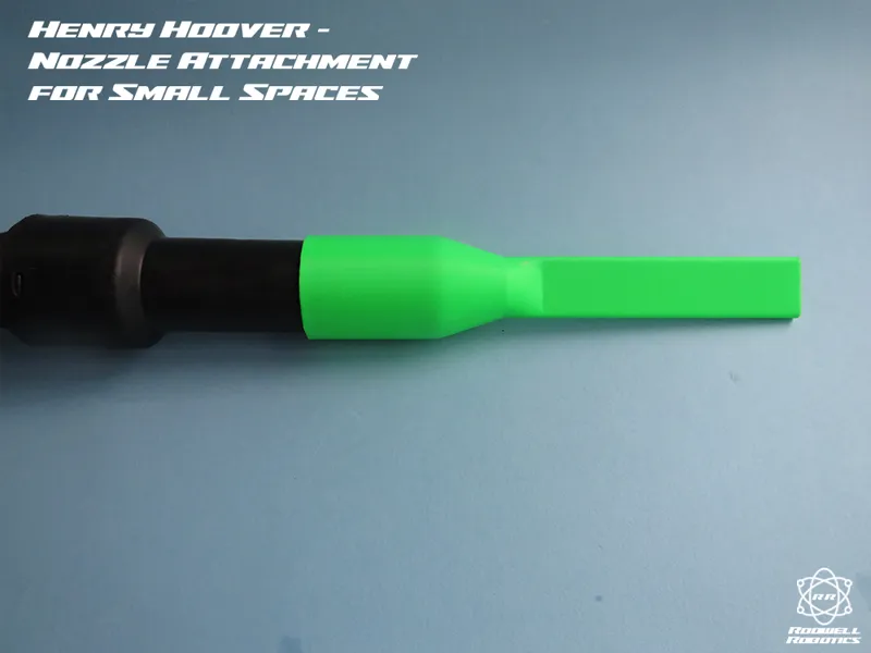 Henry Hoover nozzle for tight spaces