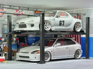 RC 1.10 Drift Car Bendpak Four Post CarLift 4Post