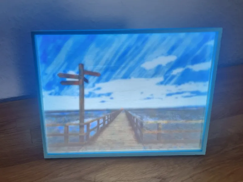 Bilderrahmen für Lithophane 