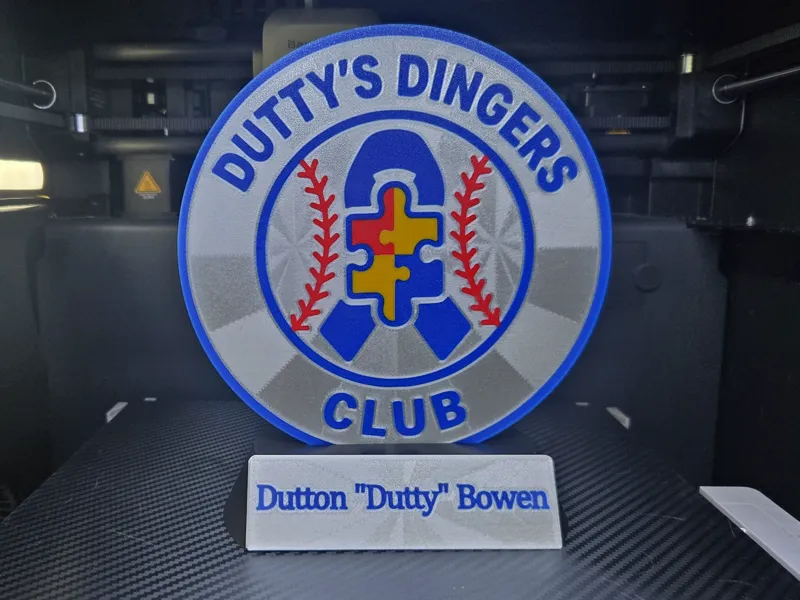 Dutty's Dingers Sample Trophy