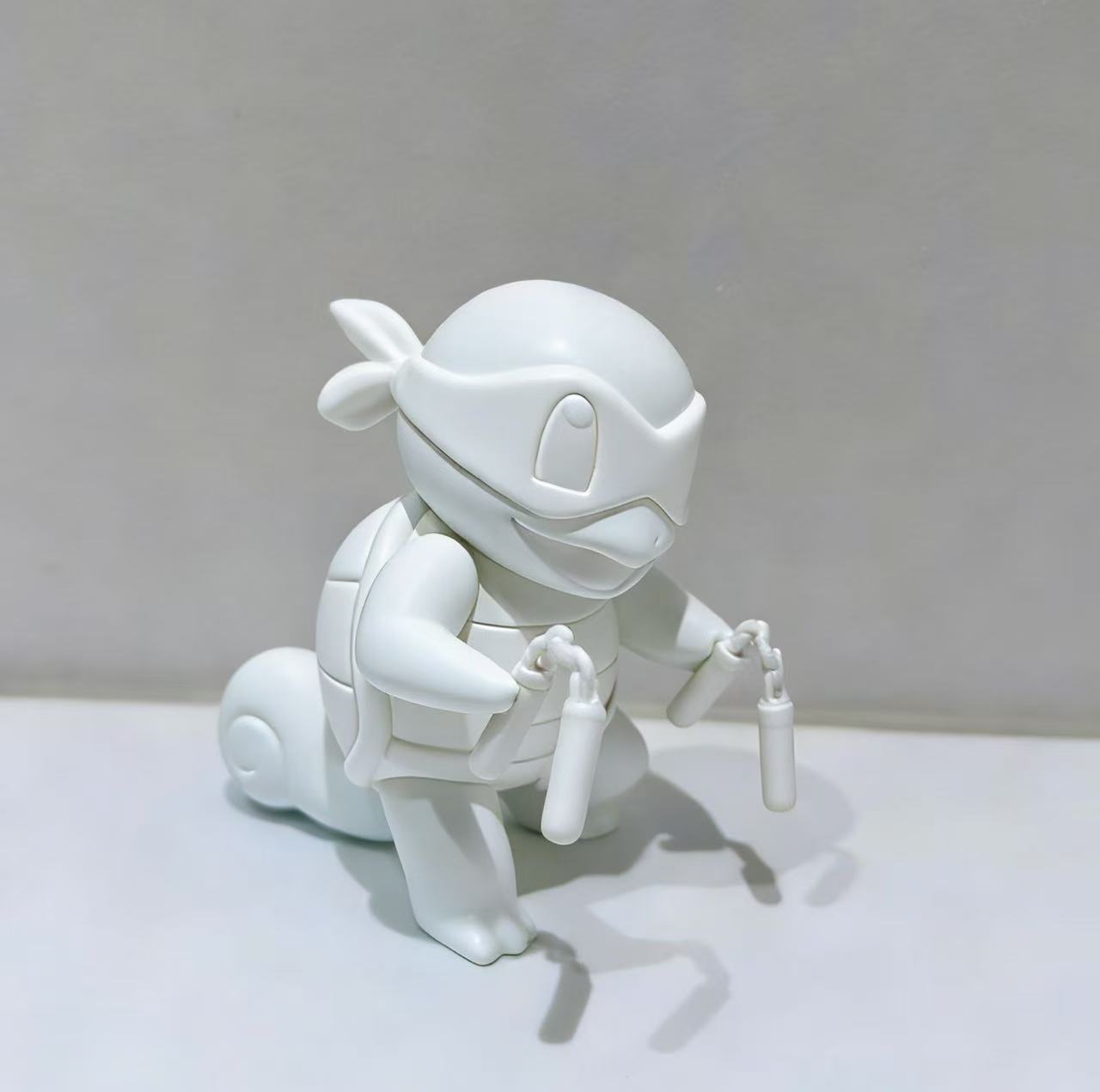 Miniatura 2 do modelo 3D 007 Squirtle 杰尼龟 x 米开朗基罗 双截棍 忍者神龟 宝可梦（无需AMS）