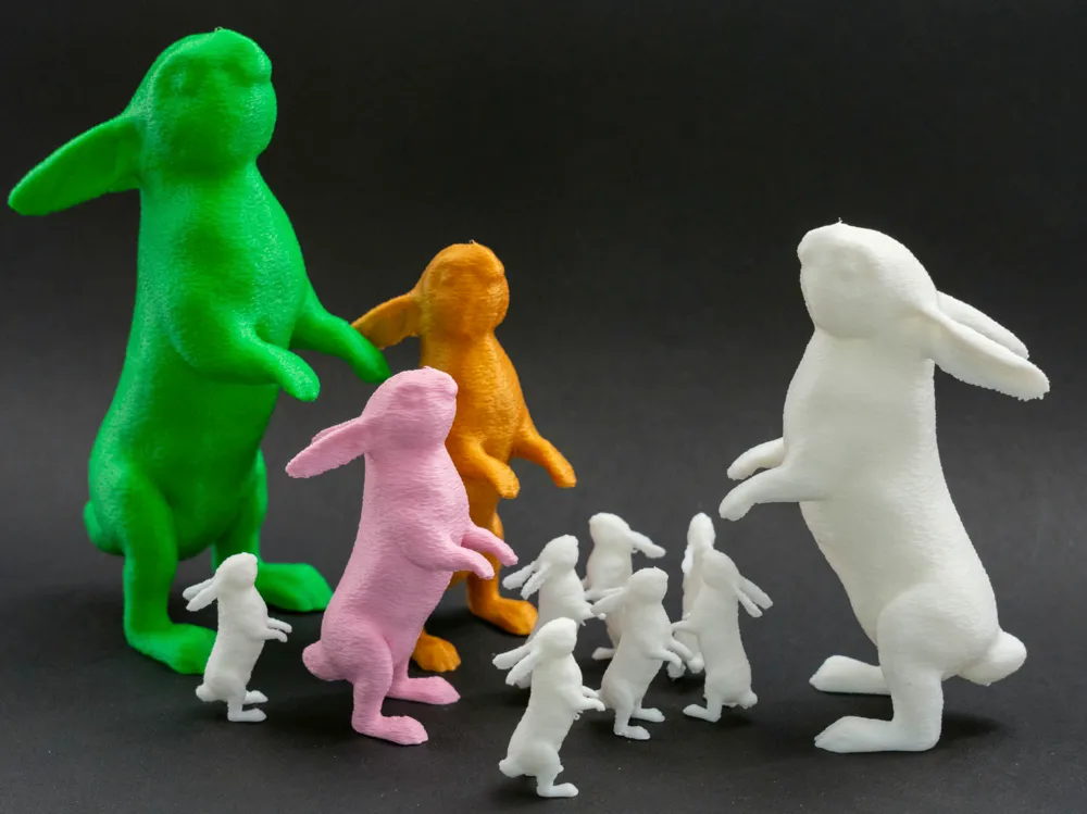Easter bunny Rabbit Family by Sebo3DMakerWorld: Download Free 3D Models