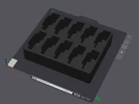 Support 10 emplacements pour packs Shure PSM/ADXR — photo 2