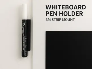 Whiteboard Pen Holder — 3M Strip Mount (Single)