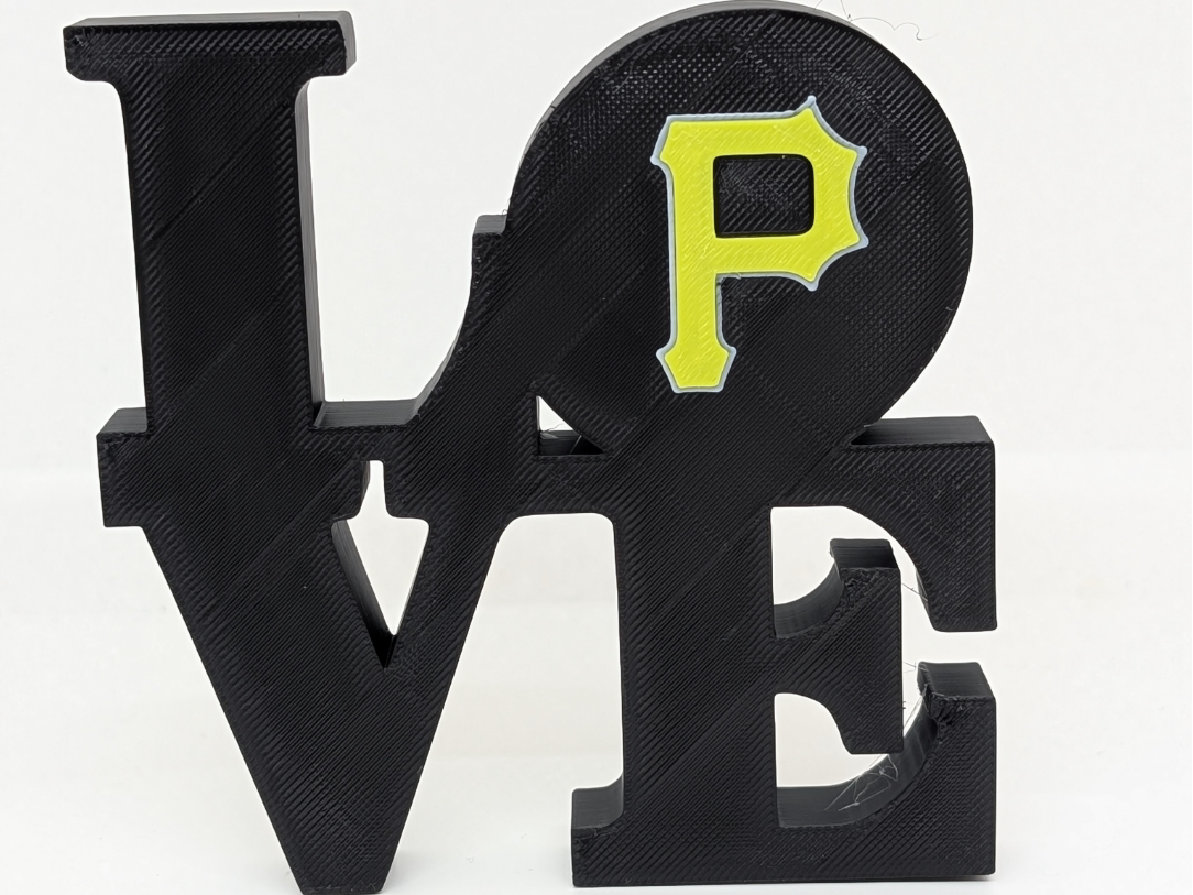 Pittsburgh Pirates Love Park Sign