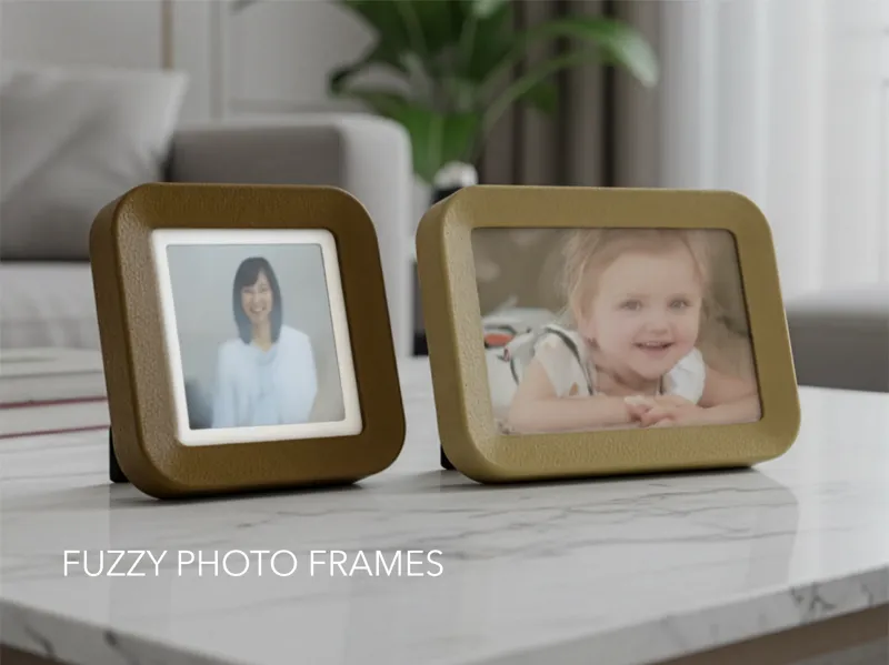 Fuzzy Photo Frames