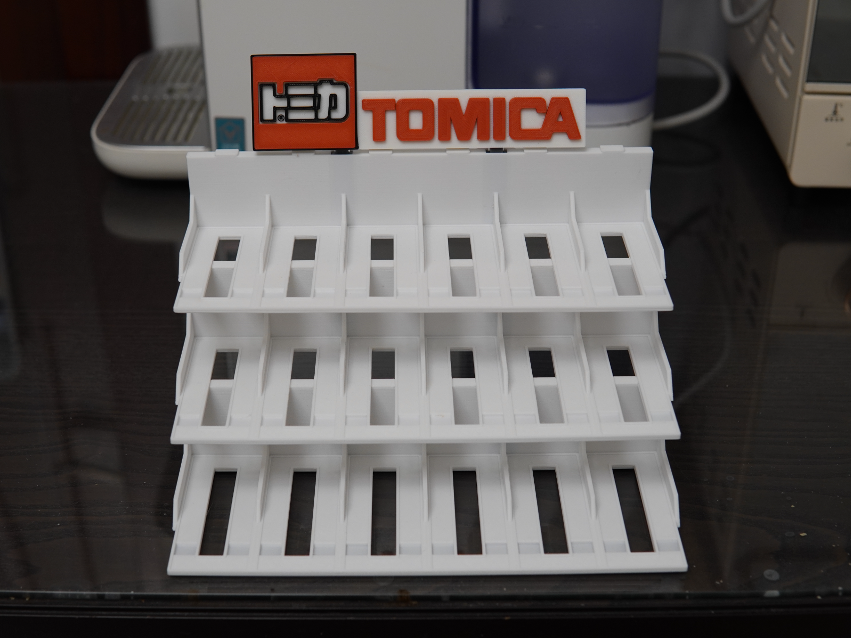Miniatura 2 do modelo 3D 多美卡小车展示架（分色打印无需AMS)