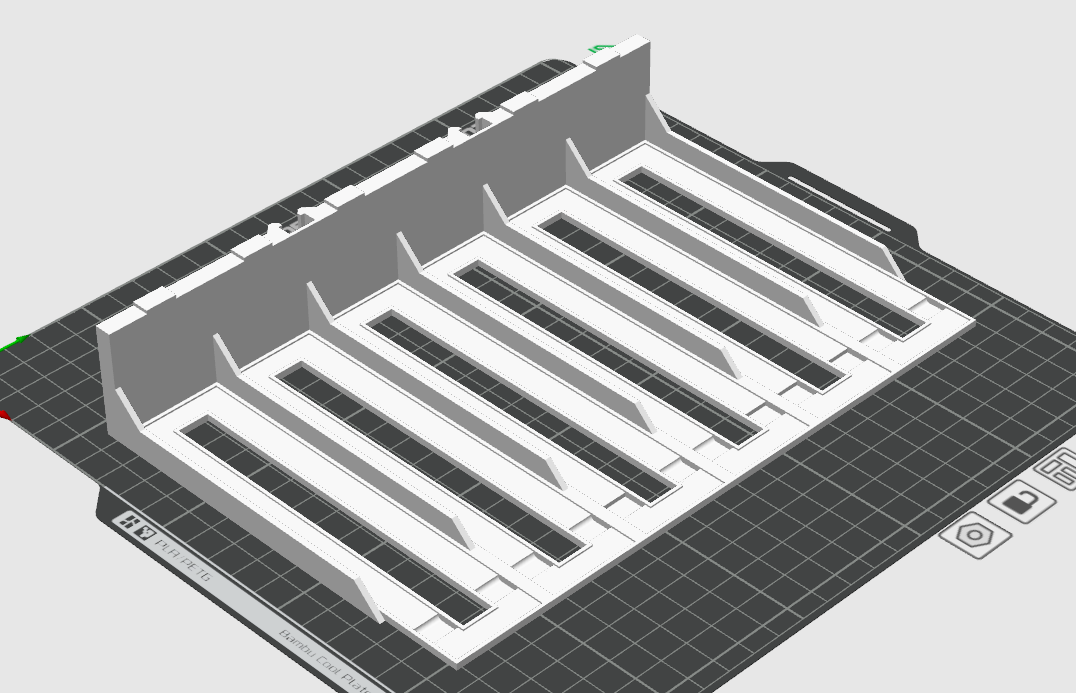 Miniatura 5 do modelo 3D 多美卡小车展示架（分色打印无需AMS)