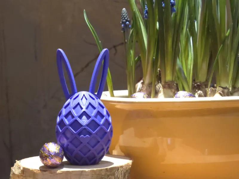 Easter egg bunny - Spring Decor