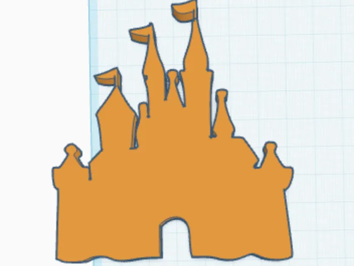 Disney Castle Magnet
