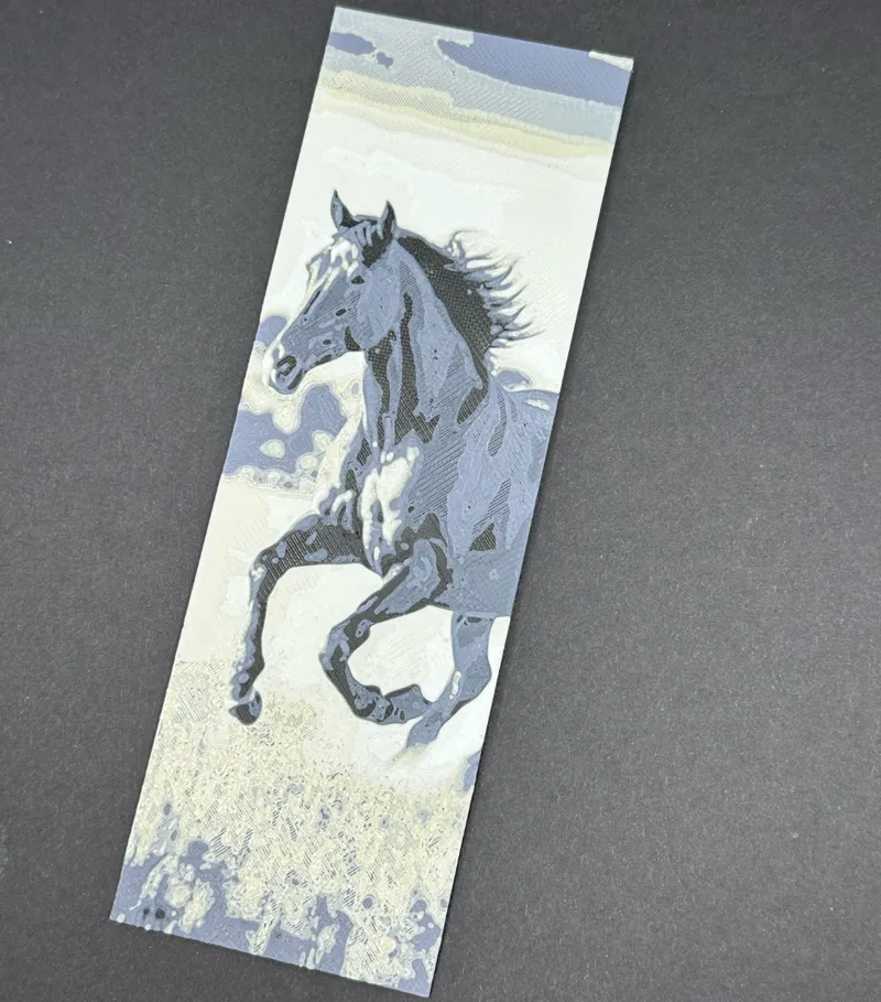 Hueforge Horse Bookmark