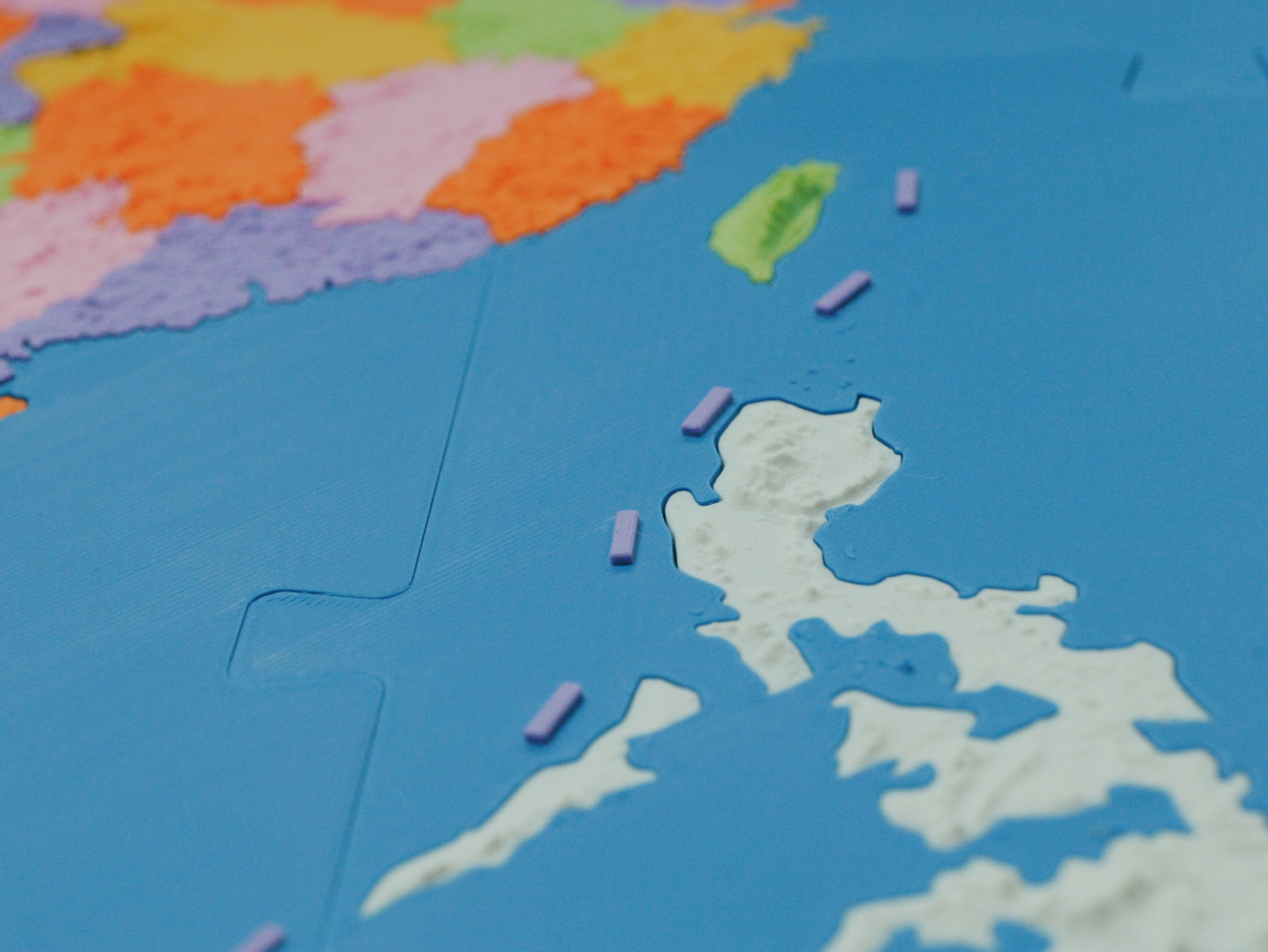 Miniatura 2 do modelo 3D 中国立体地图拼图