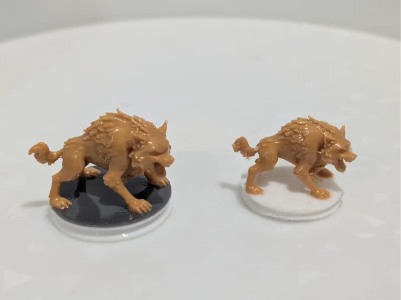 DnD Wolf – Single & Two-Colour Print Versions