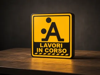 Lavori in corso - segnale di pericolo