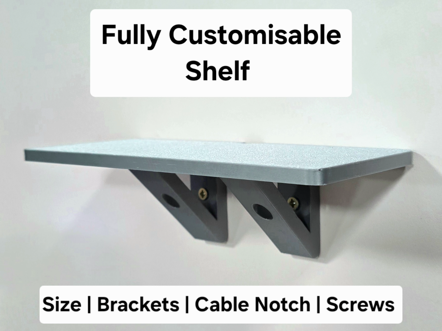 Customisable Shelf Generator Wall Mounted